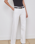 Clayton Wide Leg White