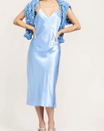 SILK DRESS WITH SWEATER ($30 OFF)