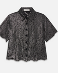 FOIL LACE TOP