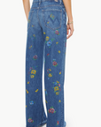 WIDE-LEG FLORAL JEAN