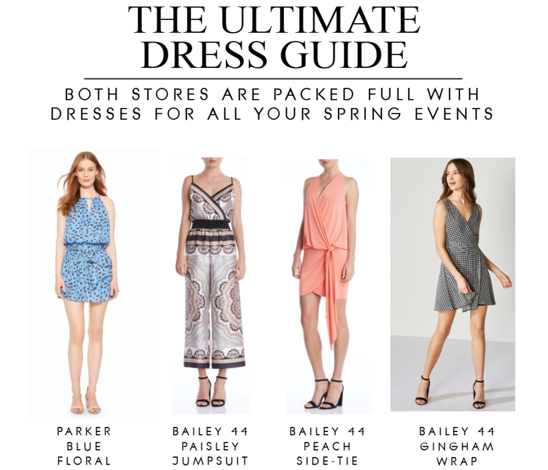 The Ultimate Dress Guide for all Your Spring Events