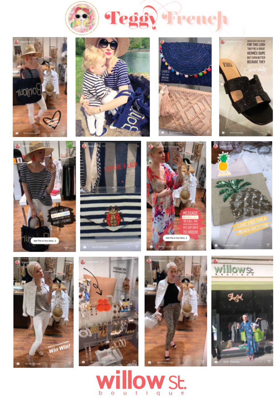 Instagram Celeb Teggy French Shops Local