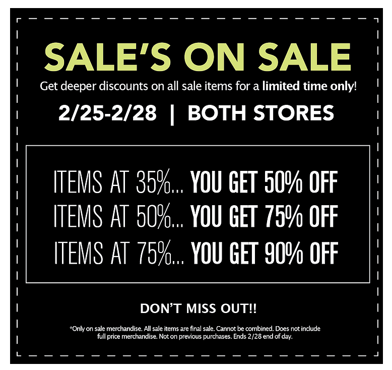 Sale's On Sale