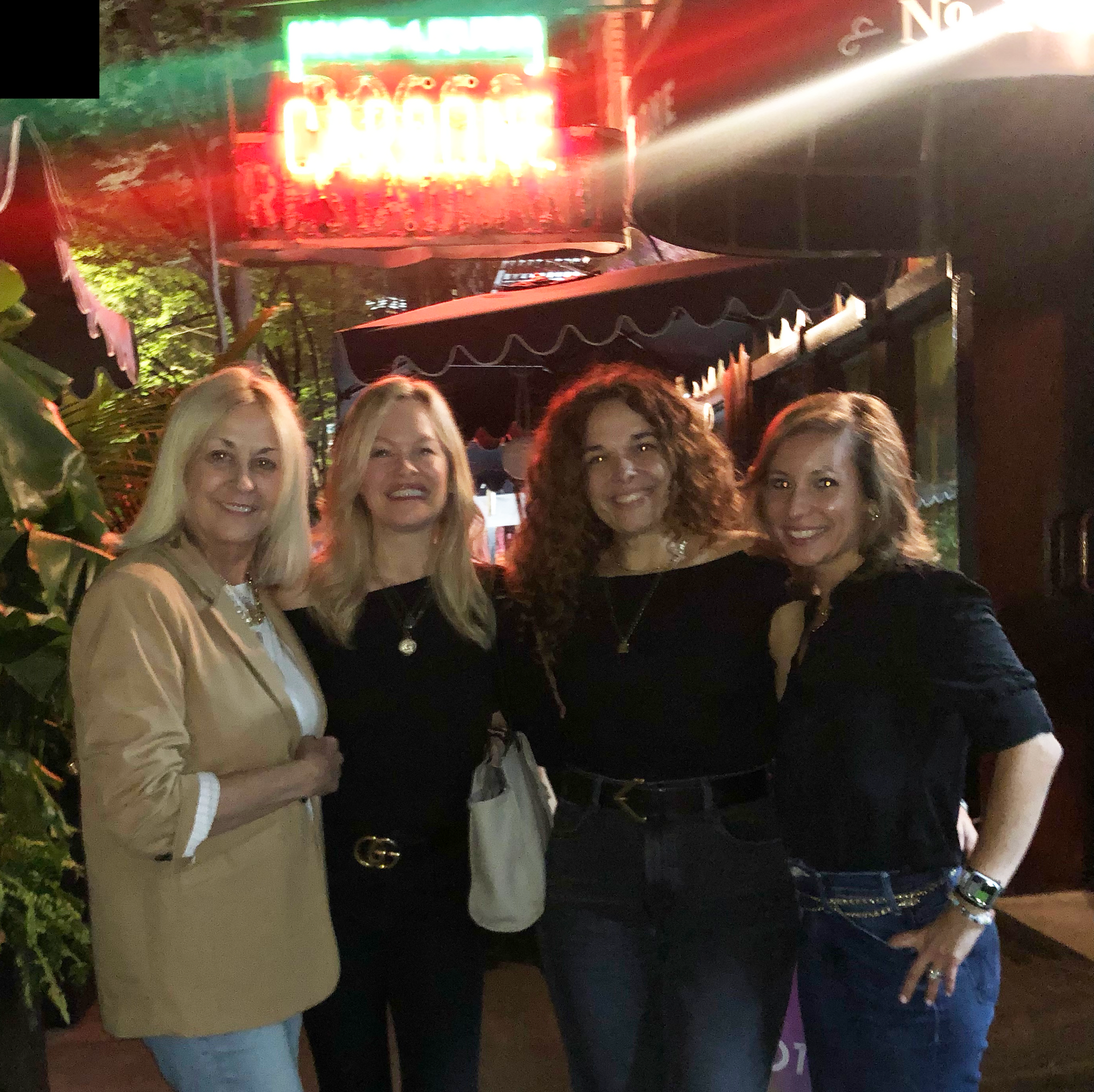 Lezli, her bestie and her buying team walk into fashion week...