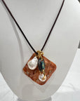 Brown Mix Necklace