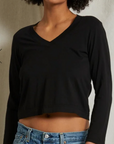 Sinatra Vneck Cropped