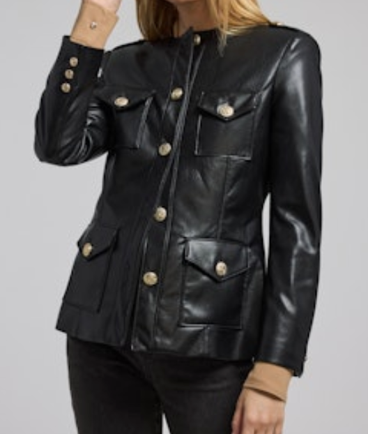 Larsine Vegan Leather Jacket