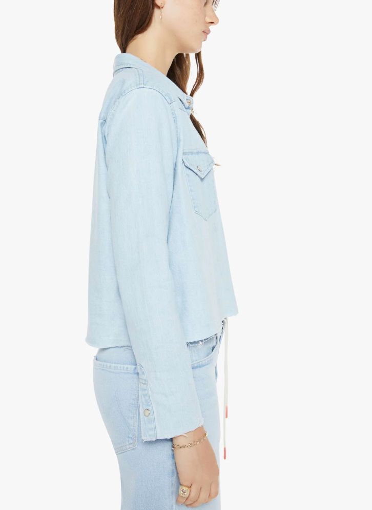 EXES CROP FRAY TOP