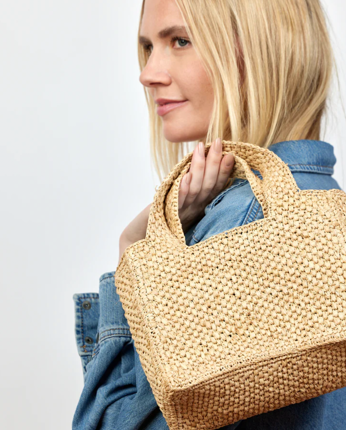 RAFFIA MINI BAG