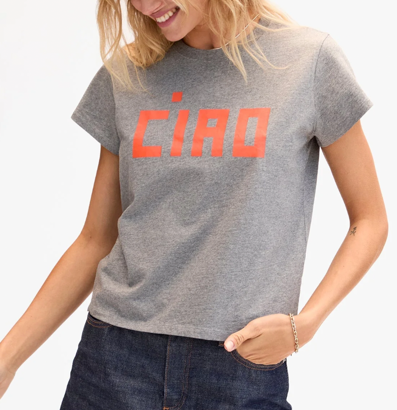 CIAO GREY TEE