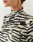 LAYLANI ZEBRA TURTLENECK