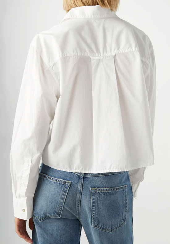 Ruth Crop Blouse Wht