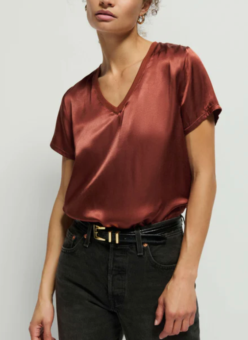 June Silk Top (More Colors)