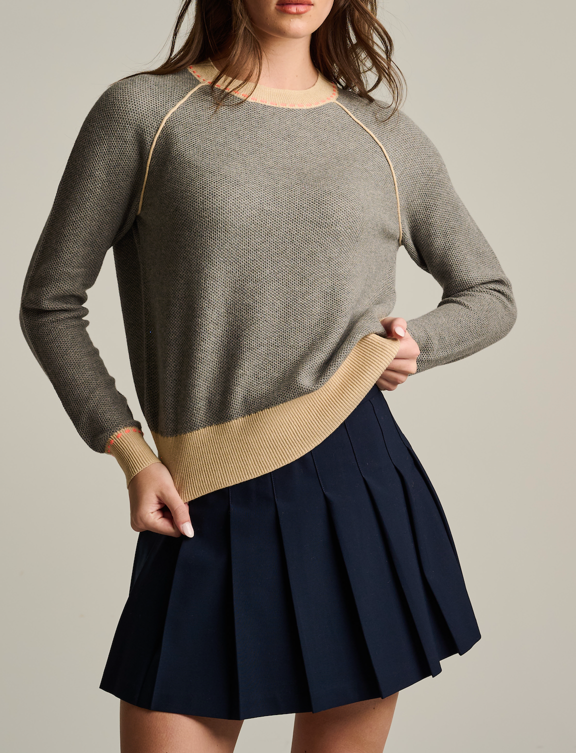 STITCHIN' SWEATER (MORE COLORS)