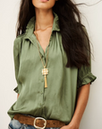TURTLE NECK BLOUSE