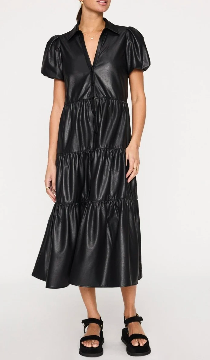 HAVANA VEGAN LEATHER DRESS