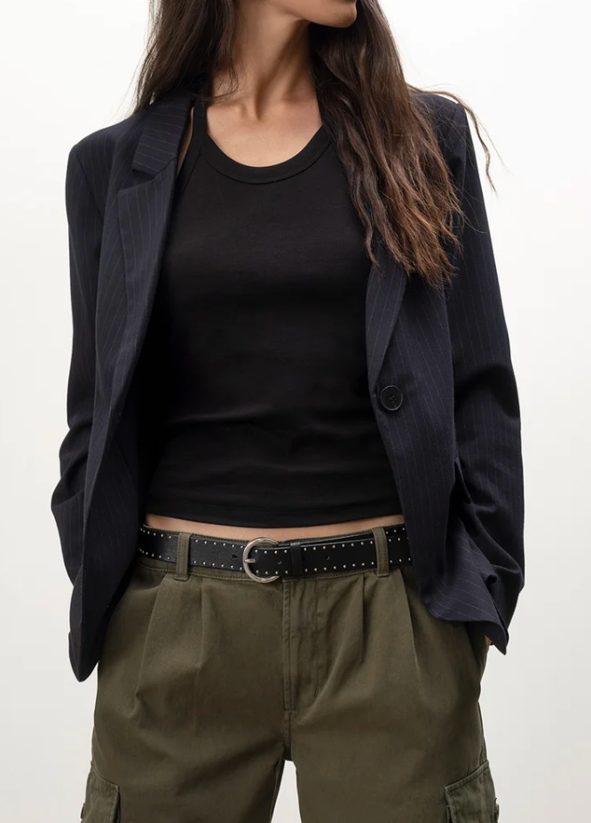 MACI PINSTRIPE BLAZER