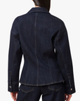 SEAMED DENIM SHIRT