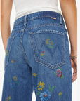 WIDE-LEG FLORAL JEAN