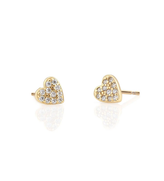 Heart Studs