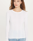 Long Sleeve Variegated Ribbed Tee (More Colors)